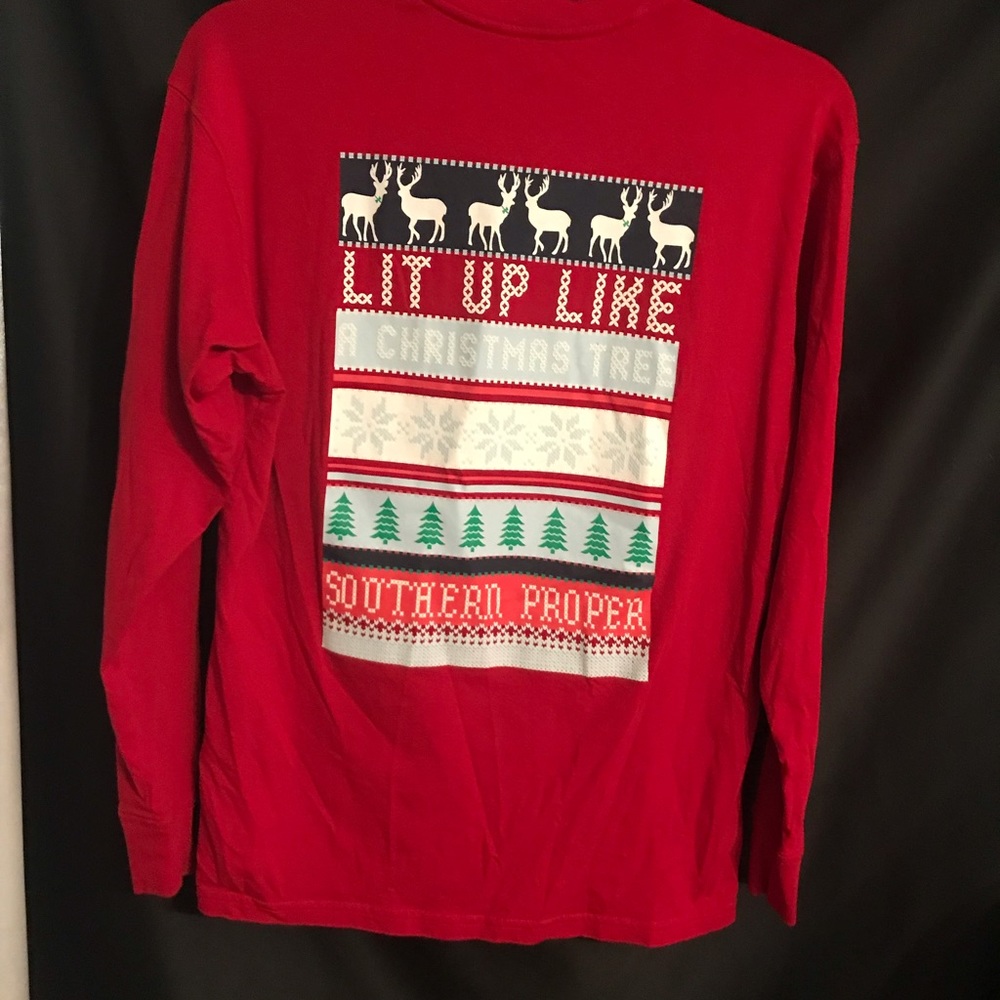 XS Southern Proper Long Sleeve Tee 100% Cotton